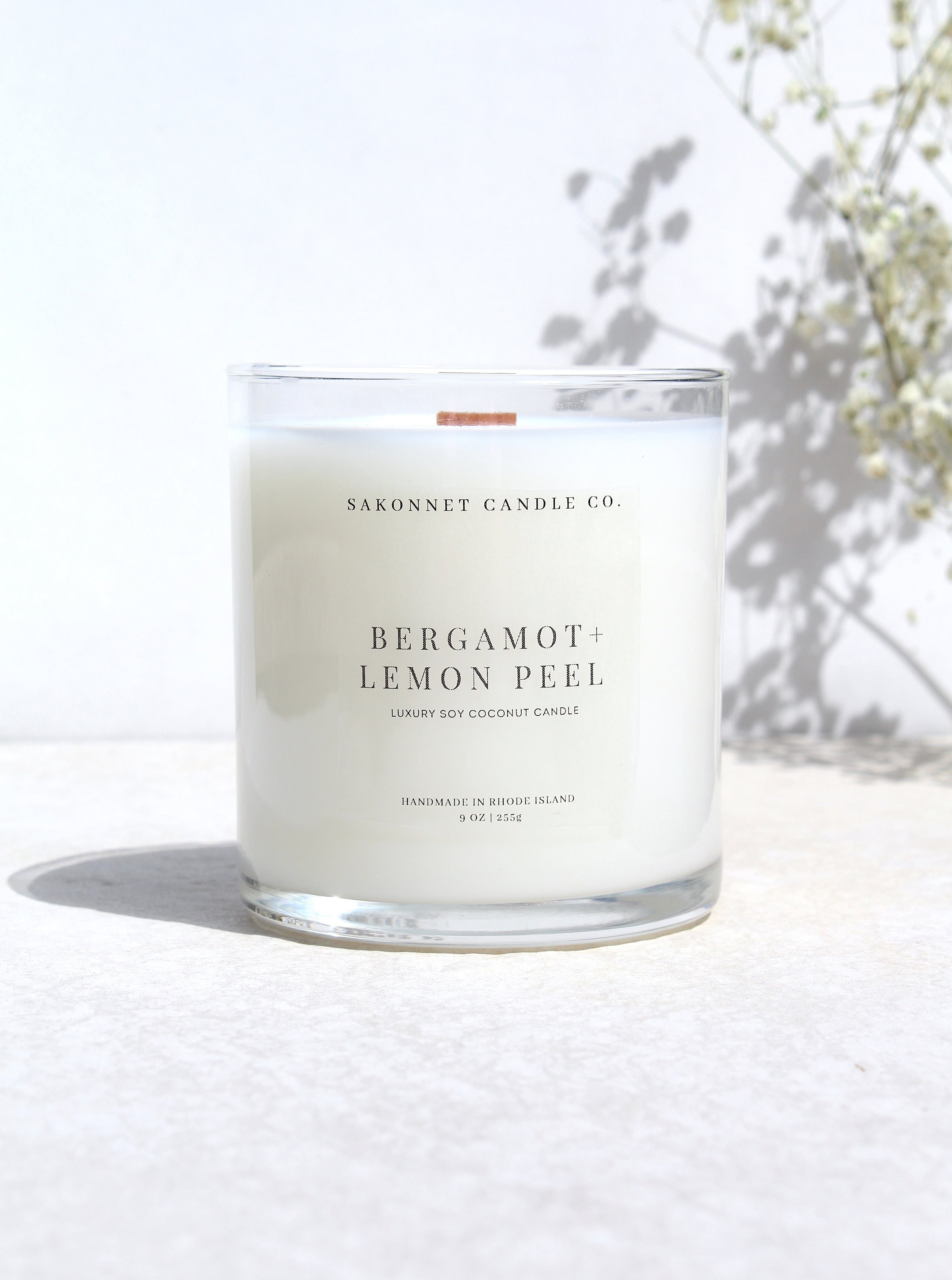 Bergamot + Lemon Peel Soy Candle