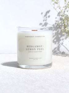 Bergamot + Lemon Peel Soy Candle