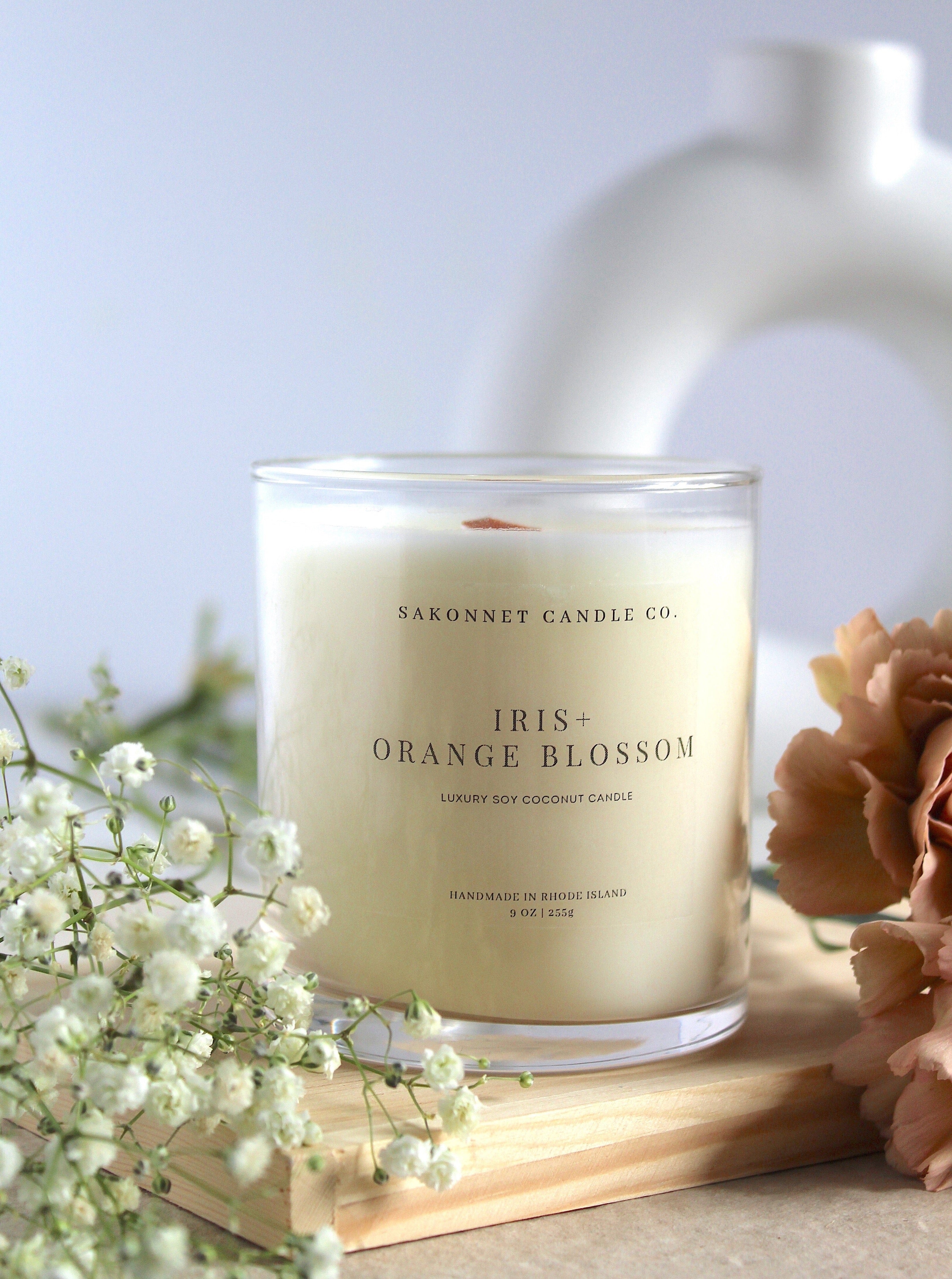 Iris + Orange Blossom Soy Candle