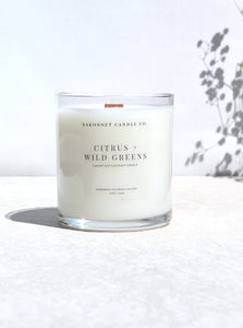 Citrus + Wild Greens Soy Candle
