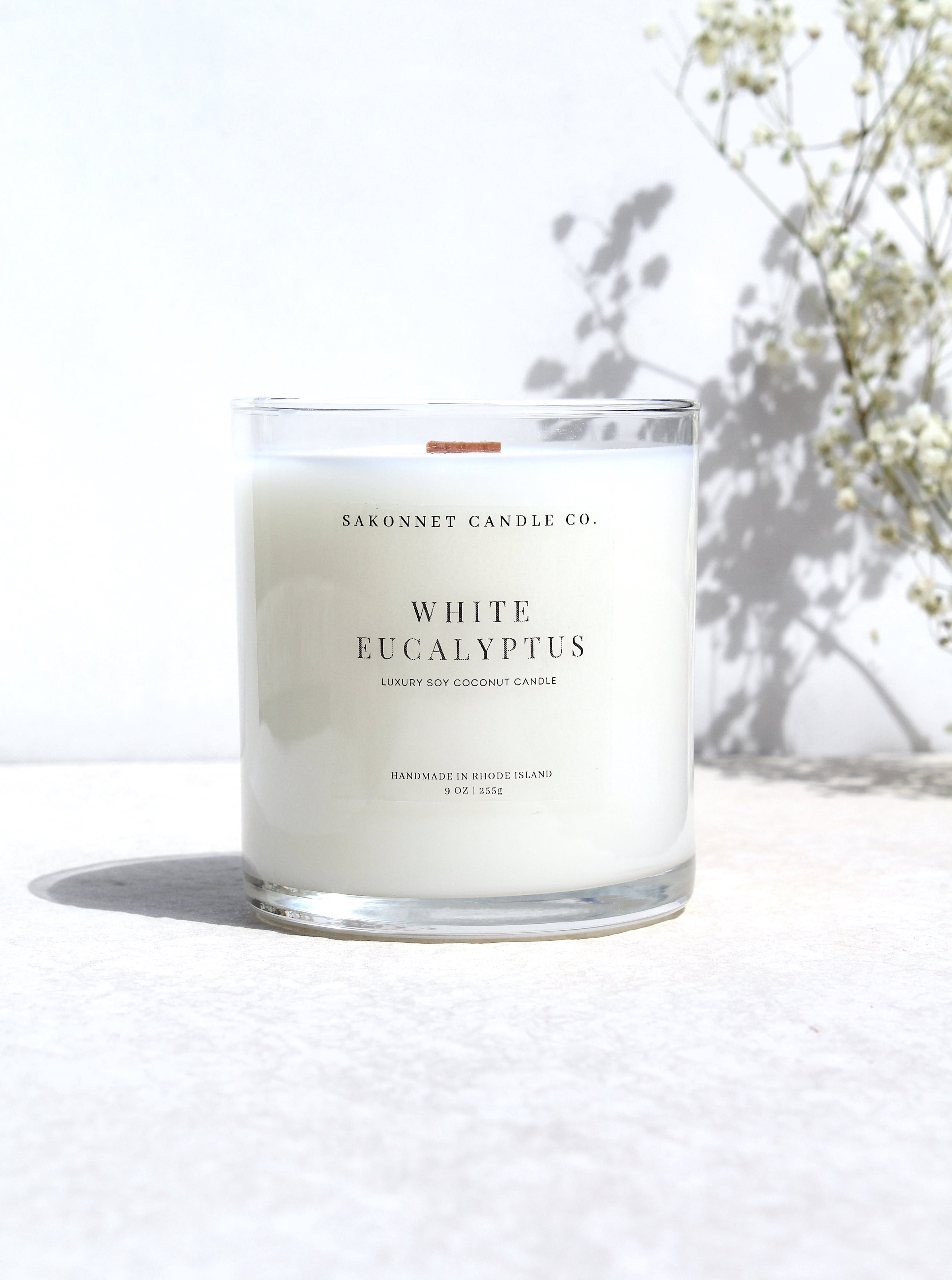 White Eucalyptus Soy Candle