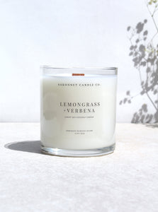 Lemongrass + Verbena Soy Candle