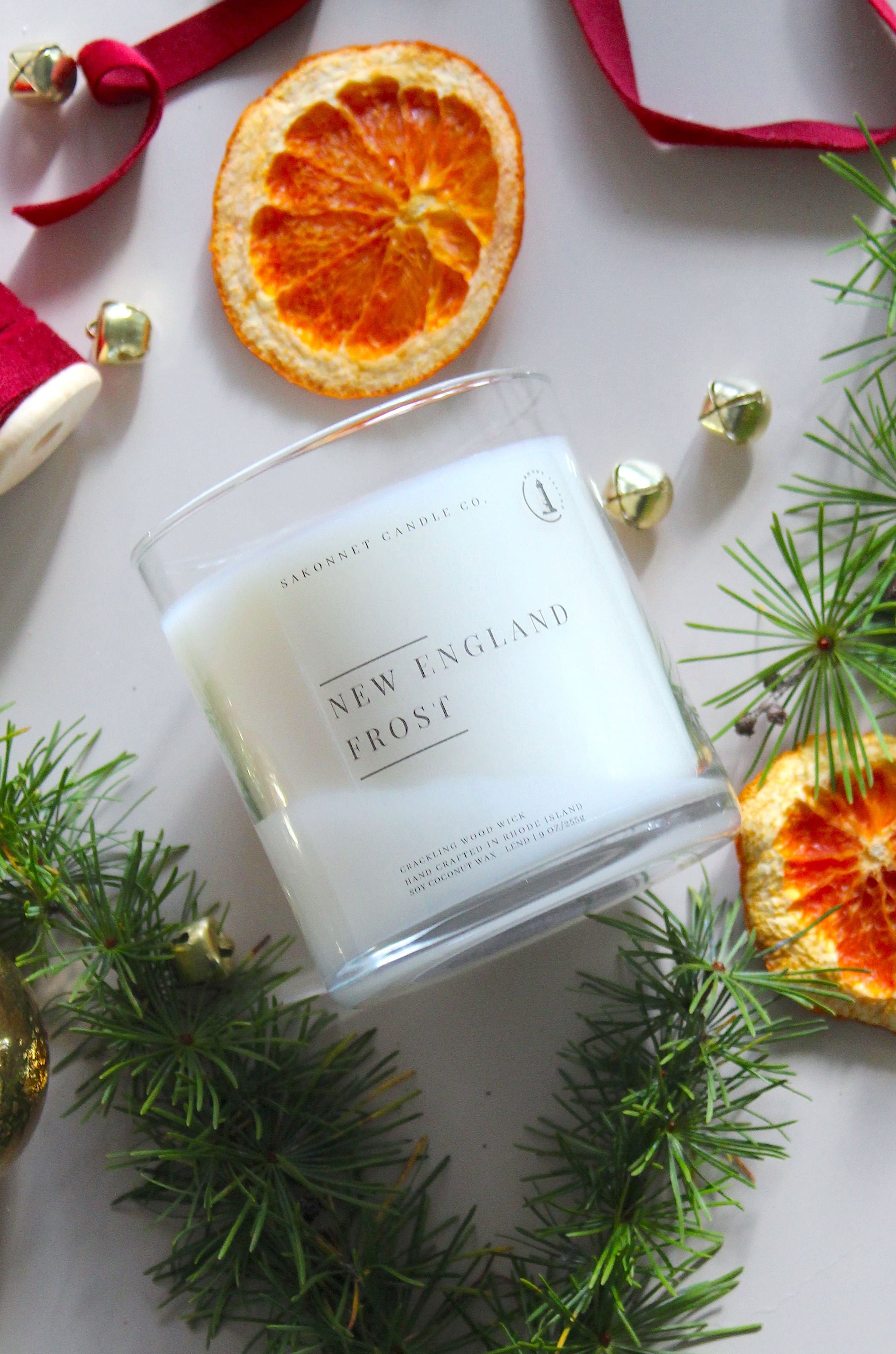 New England Frost – Handmade Rhode Island Winter Candle