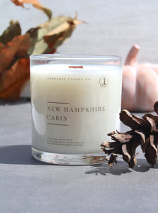 New Hampshire Cabin Candle
