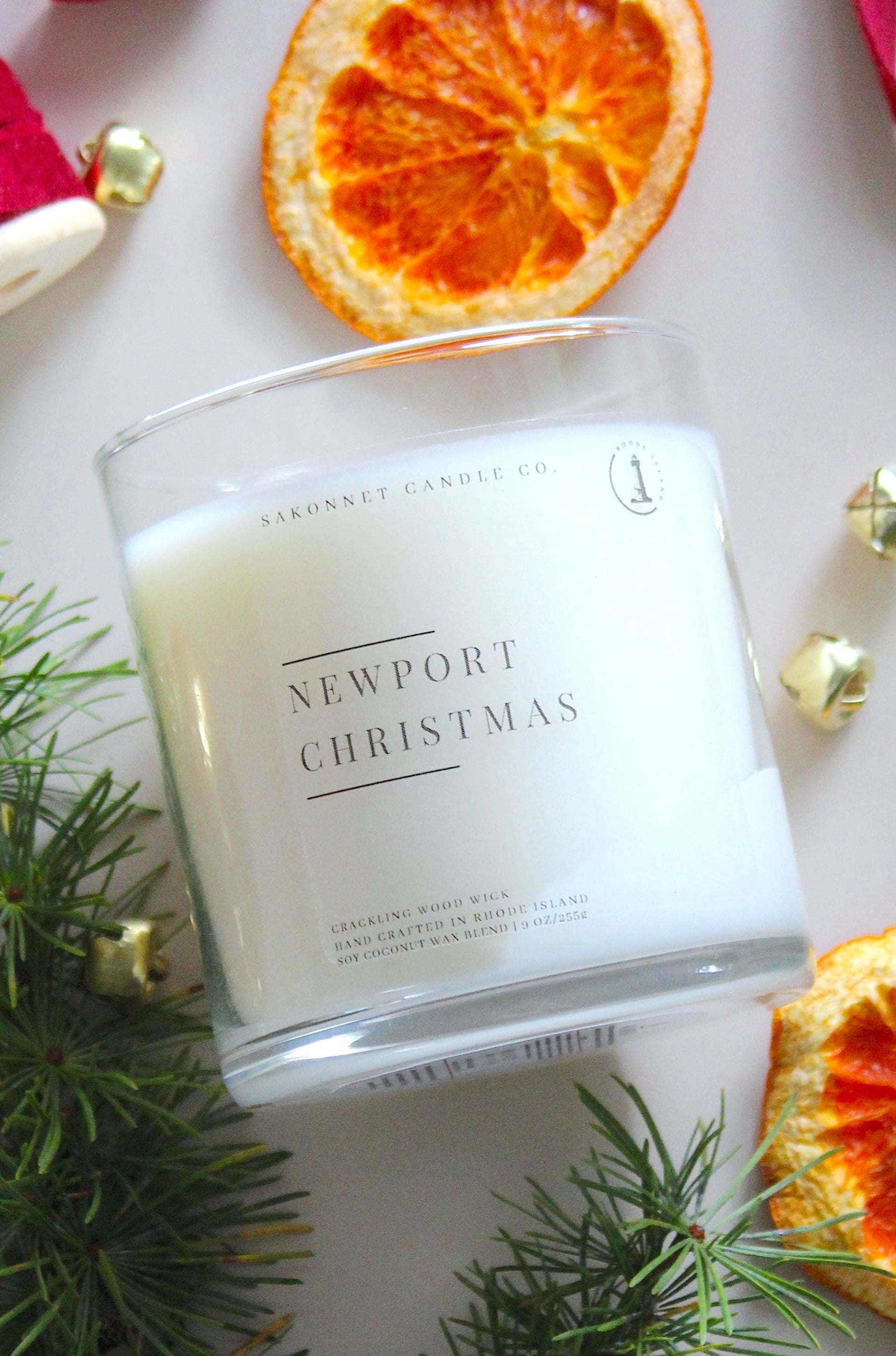 Newport Christmas – Handmade Rhode Island Luxury Holiday Candle