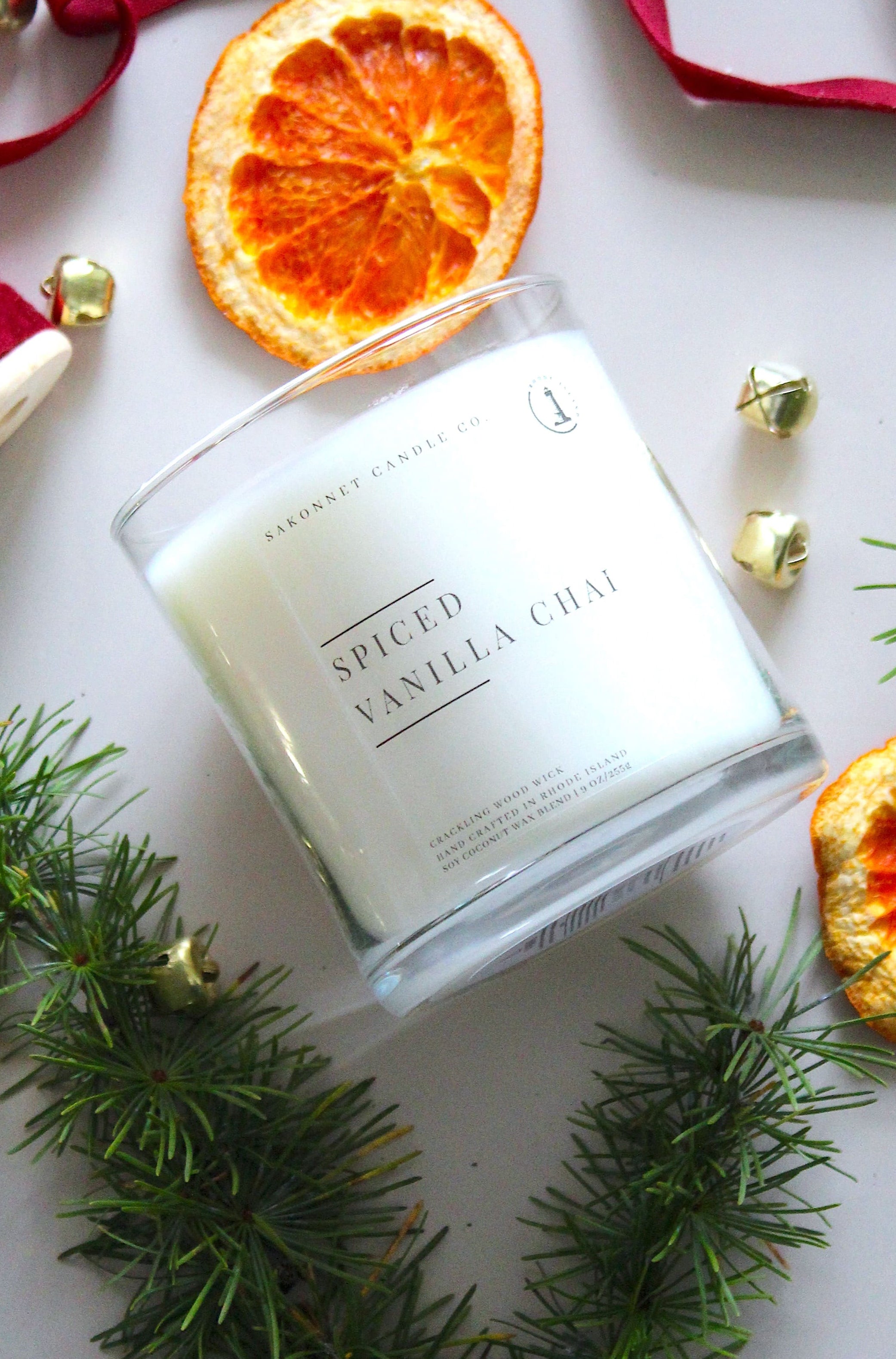 Vanilla Spiced Chai – Handmade Rhode Island Cozy Fall & Winter Candle