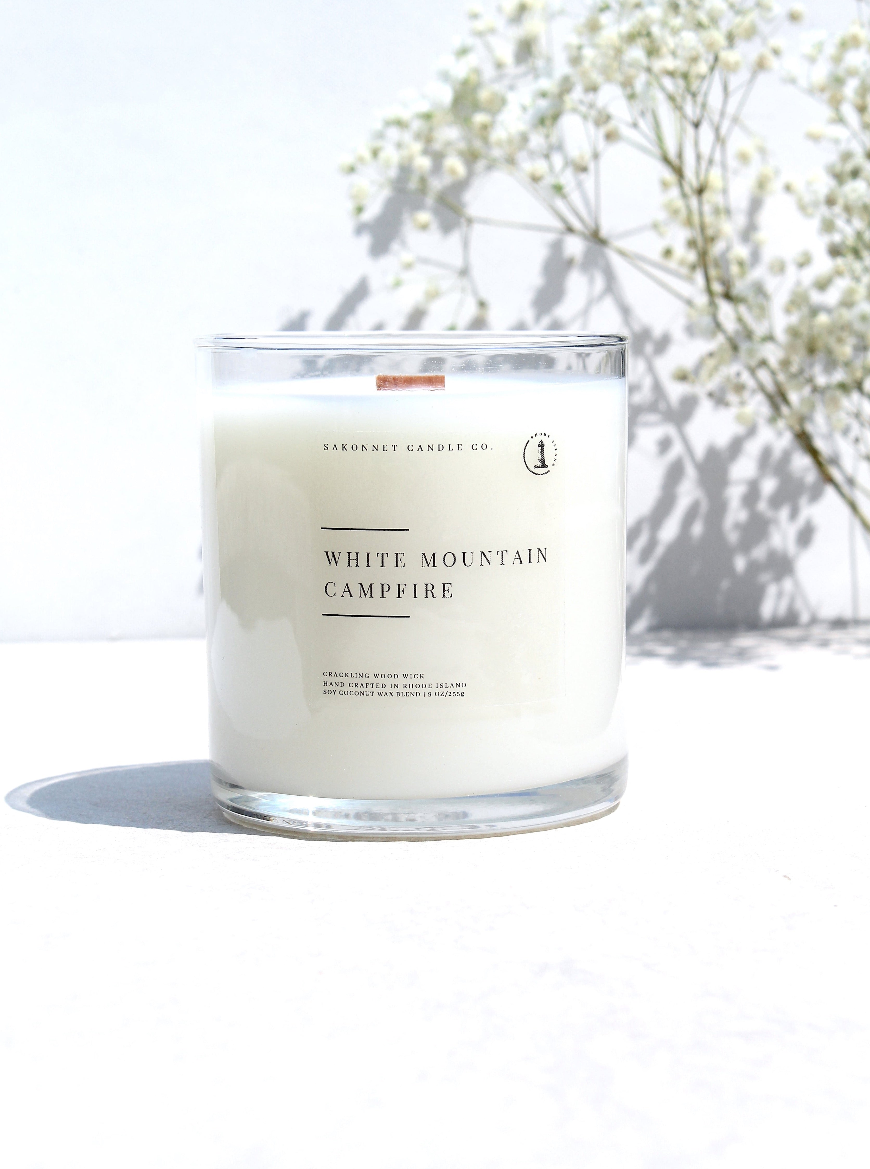 White Mountain Campfire Soy Candle