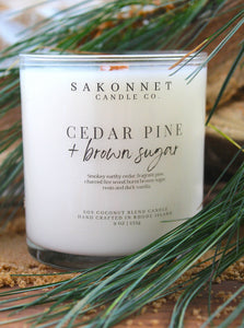 Cedar Pine & Brown Sugar Soy Candle